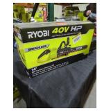 Ryobi 40v 14" cordless chainsaw kit