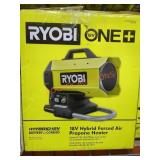 Ryobi 18V Hybrid Forces Air Propane Heater