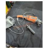 Ridgid 7" twist handle angle grinder