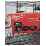 Milwaukee M18 6 ah and 2 5 ah batteries