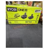 Ryobi 18v lithium starter kit