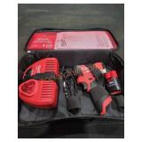 Milwaukee M12 1/4" Hex Impact Driver Kit