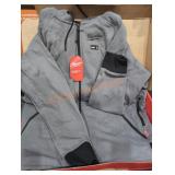Milwaukee 2X Gray/Black Heated Zip Hoodie