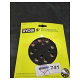 Ryobi 5" Hook And Loop Backer Pad