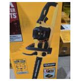 DEWALT 60 V MAX chainsaw;