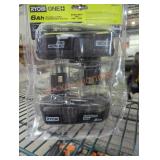 2 Ryobi 18v 2 ah batteries