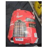 Milwaukee XL gray plaid flannel shirt