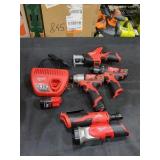 Milwaukee M12 5 Tool Combo