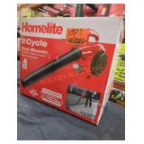 Homelite 2 cycle gas blower