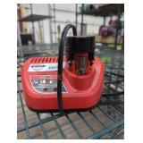 Milwaukee M12 2 ah battery and charger