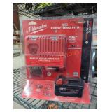 Milwaukee M18 5 ah battery and charger