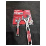 Milwaukee Adjustable Wrench Set