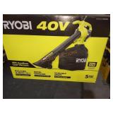 Ryobi 40v Leaf Vacuum, Tool Only