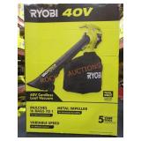 Ryobi 40v Cordless Leaf Vacuum