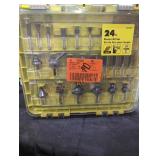 RYOBI 24 pc Router Bit Set