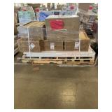 24 in wall cabinets, modern toilet, flooring