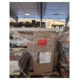 Vissani Chest Freezer, Safavieh Arm Chair, Sink