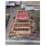 Wooden Table and Chairs Set