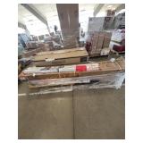 Dampro underlayment, ridge vents, sofa, garage