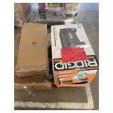 Portable Storage Chest, Shelving, folding chairs