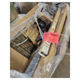 Skid Lot Shark Vacuum, Pedestal Sink, Door, Misc