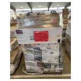 Assorted light fixtures & Cat5e cable