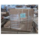 Colvin 52" Round Marble Dinner Table, Pocket Door