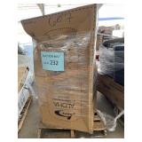 Bathtub, vanity, floor easel, mystery boxes