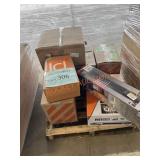 Wet Tile Saw, Heater, comforter, ceiling fan,