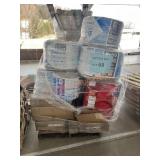 R30 & R13 Insulation Rolls, Shelving, Xmas Decor