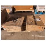 GE Telescoping Downdraft & 33x24x8" Sink Lot