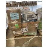 Convection oven with air fryer, sewing machine,