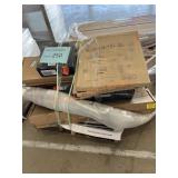 Area rug, stair treads, tiles