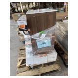 Stacked Stone Panel, Vanity, porcelain tile