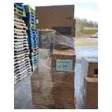 Stone shower walls, butcher block, mystery boxes