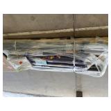 Outdoor roller shade skid lot