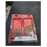Milwaukee 23 PC titanium drill bit set