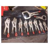 Milwaukee 10pc. locking Pliers Set