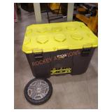 Ryobi Wheeled Link Tool Box, Wheel is Broken
