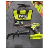 Ryobi 18V 1/2" Hammer Drill Kit