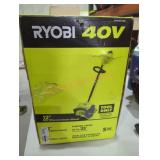 Ryobi 40v 12" wheeled snow shovel
