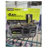 Ryobi 18v 4 ah battery
