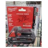 Milwaukee M18 2 ah battery