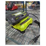 Ryobi 40v 2 ah battery and charger