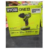 Ryobi 18v 1/4" impact driver kit