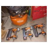 Ridgid 6 Gal. Air Compressor & 3 Tool Combo Kit