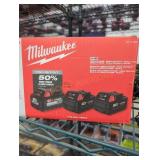 Milwaukee M18 6 ah and 5 ah battery packs