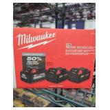 Milwaukee M18 6 ah and 5 ah battery packs