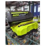 Ryobi 40v 4 ah battery and charger