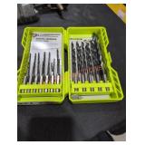 Ryobi black oxide drill bit set